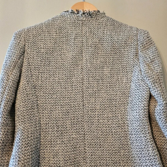 Rebecca Taylor Textured Tweed Women's Feminine Classic Blazer Jacket Size US 2. - Picture 12 of 15